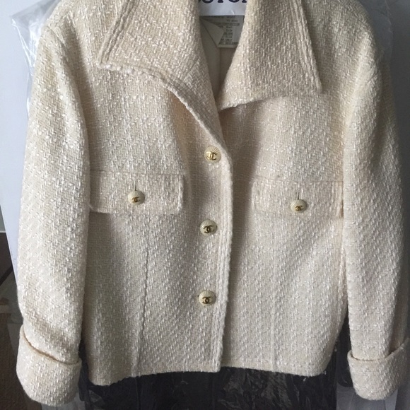 vintage tweed blazer